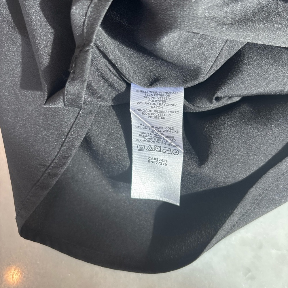 Ann Taylor Sheer Swiss Dot Ruffled Halter-Neck Top - Picture 16 of 16